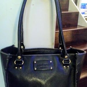 Kate Spade NYC Black Leather Tote